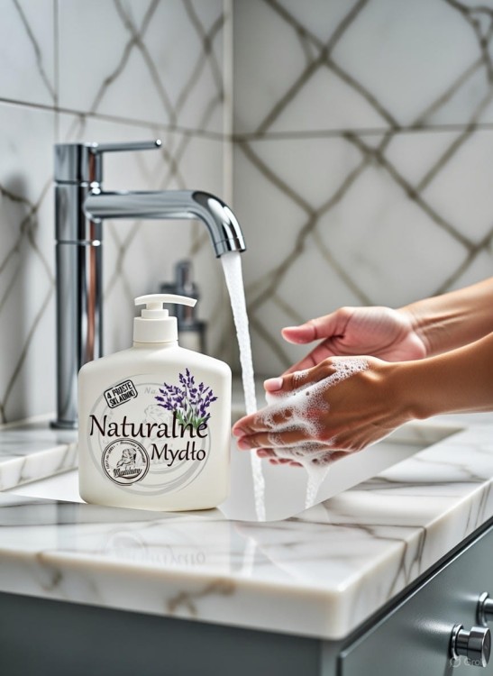 lawendowe mycie rąk