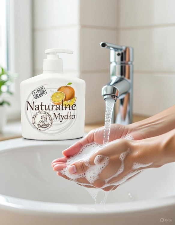 Mycie rąk dobrym mydłem